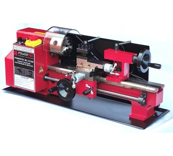 Станок токарный по металлу POWERTEC ML-C2/300 400 Вт, 300 мм MLC2/300