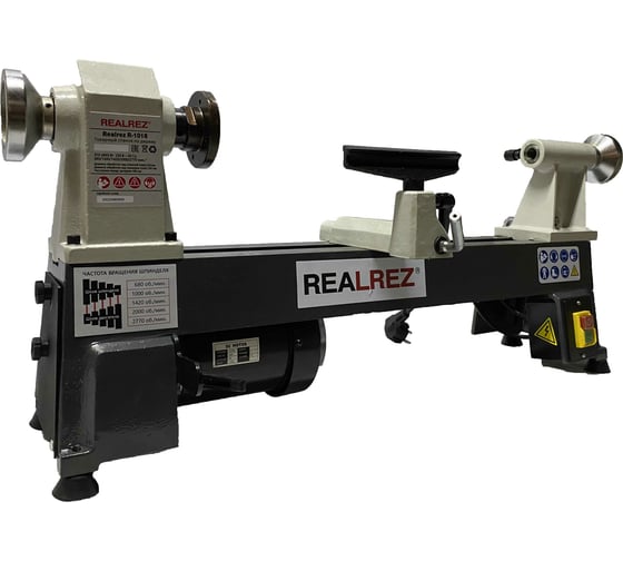 Токарный станок по дереву REALREZ R-1018 370 В REZ-R-1018 370 W