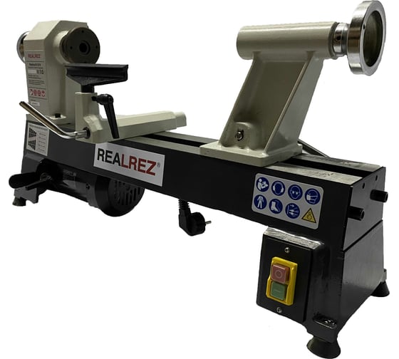 Токарный станок по дереву REALREZ R-1218 550 В REZ-R-1218 550 W