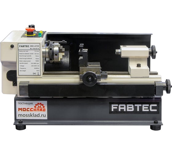 Токарный станок мини FABTEC ML 110x125 Vs 54447