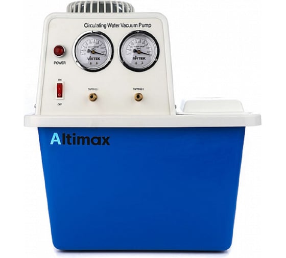Насос вакуумный водокольцевой Altimax WRVP-III-A 180 Вт, 2x10 л/мин, емкость бака 15 л, исполнение: антикоррозионное VP050101
