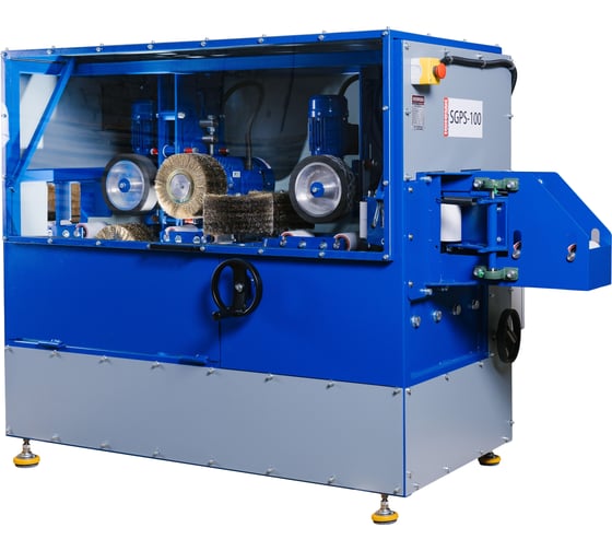 Cтанок для очистки профтрубы от ржавчины HOHMAN SGPS-100 S-0030