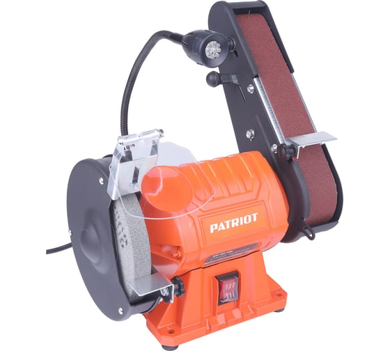 Заточной станок Patriot GM 150 PBL Expert, подсветка, шлифлента 160301534