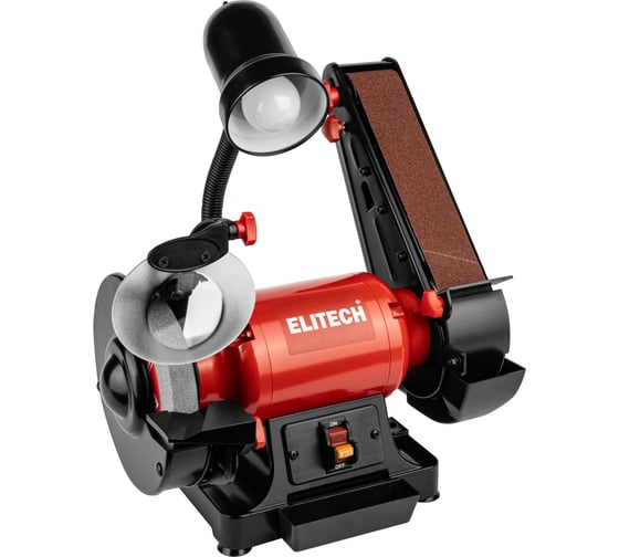 Заточный станок СТ 3015СЛ, 300 Вт, 150 мм + лента 686*50 мм Elitech 205226