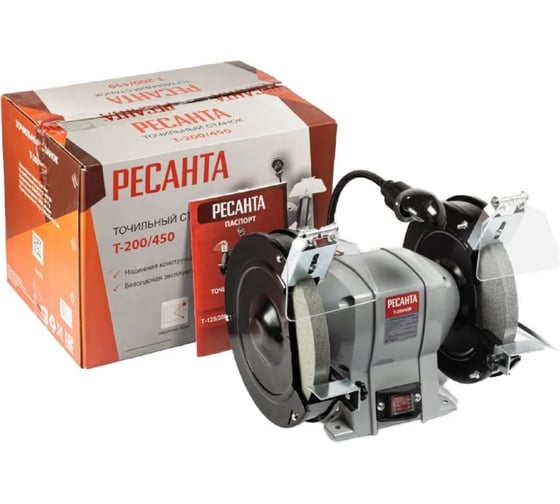 Точильный станок Ресанта Т-200/450 75/7/3