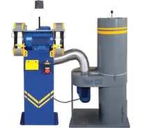 Точильно-шлифовальный станок ООО Металлица ТШ-2ДБ-П, 2 сегмента АА0019