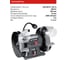 Станок заточной Ставр STAVR 200-400W-L 400Вт, круг 200x20мм, посадка 16мм, 2980об/мин, алюм. корпус, кабель 3м (круг 2 шт., защит. экран, адаптер 32мм) 9030800126 7