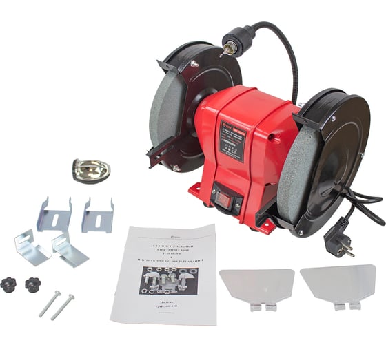 Точильный станок EDON GM-200/430 200мм, 430Вт, подсветка 17779 1