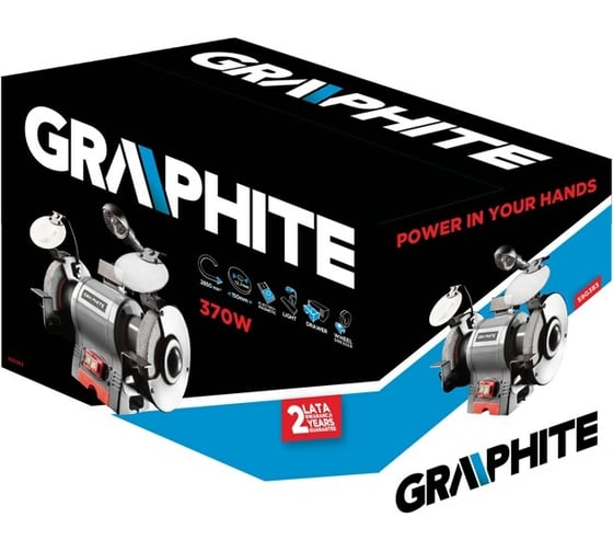 Настольная шлифовальная машина GRAPHITE 59G383