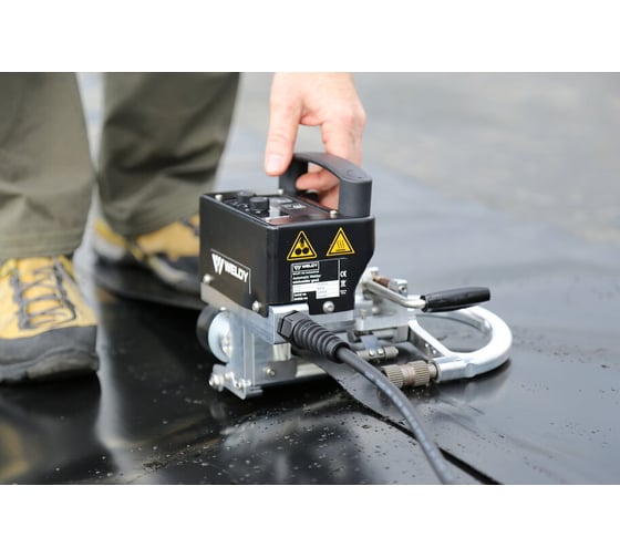 Сварочный аппарат WELDY Miniwelder Geo 2 230В/800Вт, стальной клин, с пров. каналом 154.884