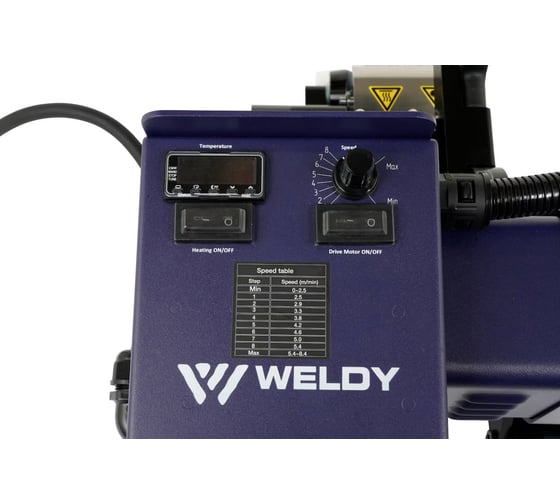 Сварочный автомат горячего клина WELDY WGW 300, 230В, 1750 Вт, медный клин 80 мм, с проверочным каналом 802.235