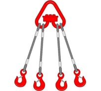 Канатный четырехветвевой строп Сталь-91 4СК 12 5 т/2 м 4687203930820