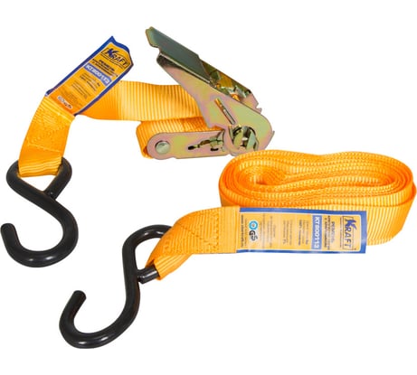 Ремень крепления груза с храповиком 6м 0.7 т KRAFT KT 800113