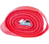 Ремень крепления груза ТОП АВТО, 25мм, 250 кг, механизм пряжка с фиксатором 5м TOPAUTO РК255