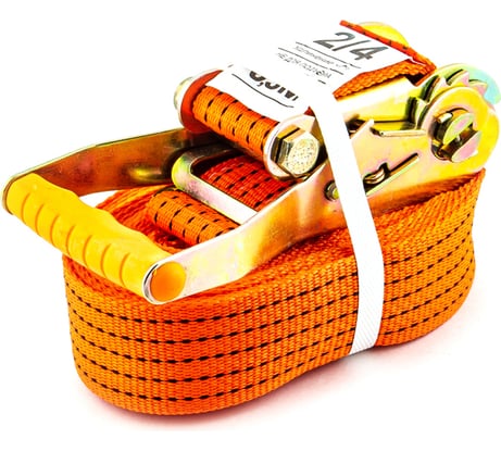 Ремень крепления груза ТОП АВТО, 50мм, 2000/4000кг,12м механизм 196 мм TOPAUTO РК25012