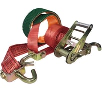 Ремень крепления колес автомобиля UVE крюки поворотные, контроллер резино-текстильный RA-50-5000-3-swh-sgc