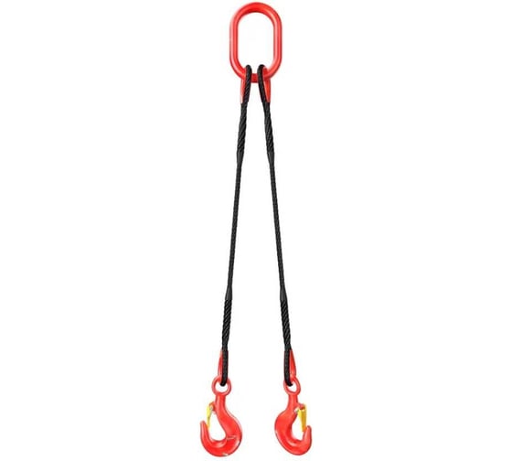 Канатный двухветвевой строп Grosco 2СК 6.3 т, 2 м, заплетка RS2X06302 1