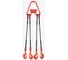 Канатный четырехветвевой строп Grosco 4СК 6.3 т, 5 м, заплетка RS4X06305 1