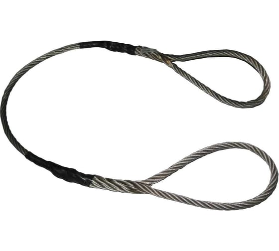 Универсальный канатный петлевой строп СЕВЗАПКАНАТ УСК1 1 т, 4 м, заплетка 4631159618172 1