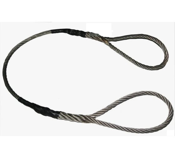 Универсальный канатный петлевой строп СЕВЗАПКАНАТ УСК1 2 т, 3.5 м, заплетка 4631159618554 1
