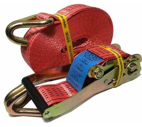 Стяжной ремень UVE 2,5/5,0 тн, 6 метров RS2-50-5000-6