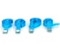 Ремень крепления груза TopAuto 2,5м - 4шт, 25мм ПОЛИЭФИР, 250 кг, пряжка с фиксатором ПРК2525Б 1