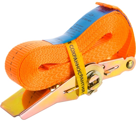 Стяжной кольцевой ремень UVE 0,4/0,8 т, 5 метров, 25мм, RS-25-800-5-orange 1