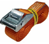 Стяжной ремень с пружинным замком UVE 3 метра, 25мм, RS-25-400-3-orange