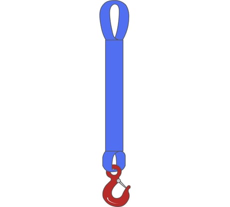 Одноветвевой текстильный строп ТамбовТехСнаб 1СТ 8 т, 6 м 7930130723827