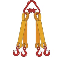 Четырехветвевой текстильный строп ТамбовТехСнаб 4СТ 25 т, 3.5 м 7930130723353