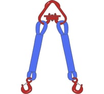 Двухветвевой текстильный строп ТамбовТехСнаб 2СТ 10 т, 4 м 7930130724046