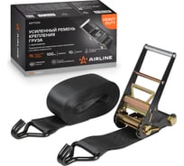 Ремень крепления груза усиленный AIRLINE PRO с храповиком 15 т, 10 м ASTT005