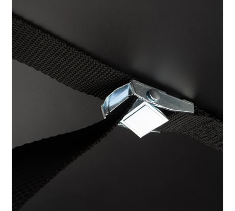 Ремень стяжной для крепления груза TopAuto 2 шт, 250 кг, 5 м, ширина 25 мм, с пряжкой-фиксатором, BLACK V-BL7297