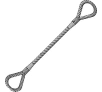 Канатный стропООО ПКФ Сварком УСК1- грузоподъемность 0,63 т, 6 м c000000109