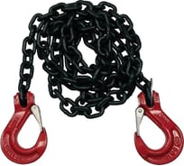 Цепь крепежная с крюками ПромСтроп 10 мм, 4.5 м, грузоподъемность 6.3 т 4687205547965