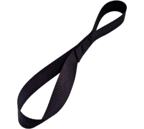 Петля текстильная крепежная UVE 25 мм, 0.5 т, 0.3 м, черная FL-25-500-0,3-black