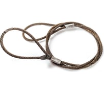 Канатный петлевой строп ТамбовТехСнаб СКП 1.25 т, 1 м, опрессовка CKP125T1MO