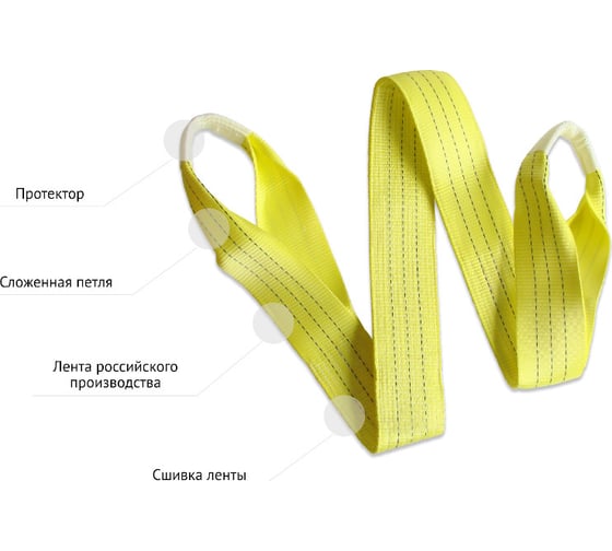 Строп текстильный САМСОН СТПо 1.5-4.0 КЗП 5 (SF5) 010300039919 1