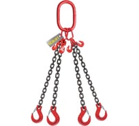 Цепной строп LITELIFT 4СЦ 8т 2,5м с укоротителями четырехветвевой цепь 10х30 T8 G80 4sc8000t25h