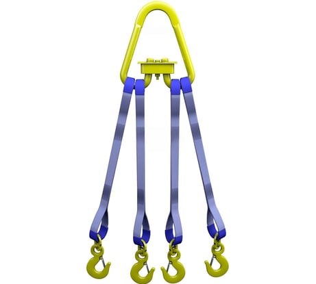 Строп текстильный четырехветвевой ТРАСТ 4СТ 8,0тн 4,0 метра 4687206261006