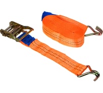 Стяжка груза с храповиком ЕРМАК 10м, 2000/4000 кг, двойной крюк 746-003