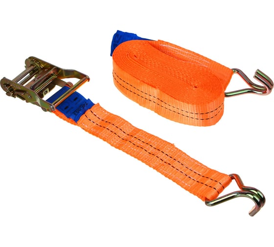 Стяжка груза с храповиком ЕРМАК 10м, 2000/4000 кг, двойной крюк 746-003