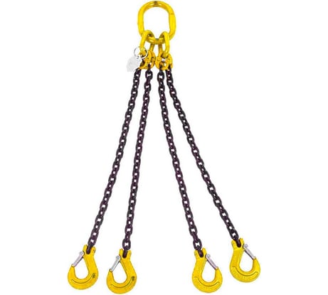 Цепной четырехветвевой строп Сталь-91 4,25т/3м 4687201695912