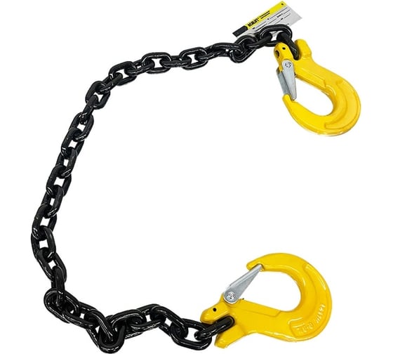 Строп крюк-крюк OCALIFT 1СЦ 9 т, 9 м, цепной, глазированная цепь Т8 10x30 для стягивания груза 1sc9000t9mkk