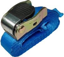 Стяжной ремень с пружинным замком UVE 600 daN, 3 м, 25 мм, синий RS-25-600-3-blue