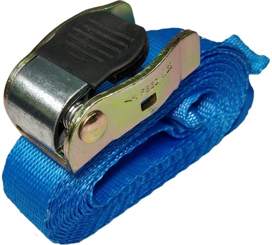 Стяжной ремень с пружинным замком UVE 600 daN, 3 м, 25 мм, синий RS-25-600-3-blue 1