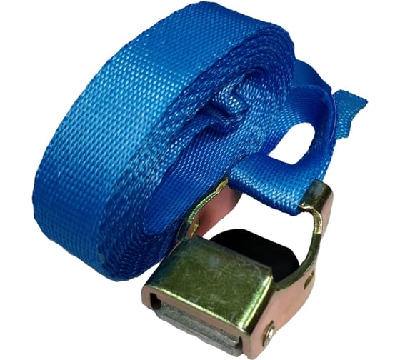 Стяжной ремень с пружинным замком UVE 600 daN, 3 м, 25 мм, синий RS-25-600-3-blue