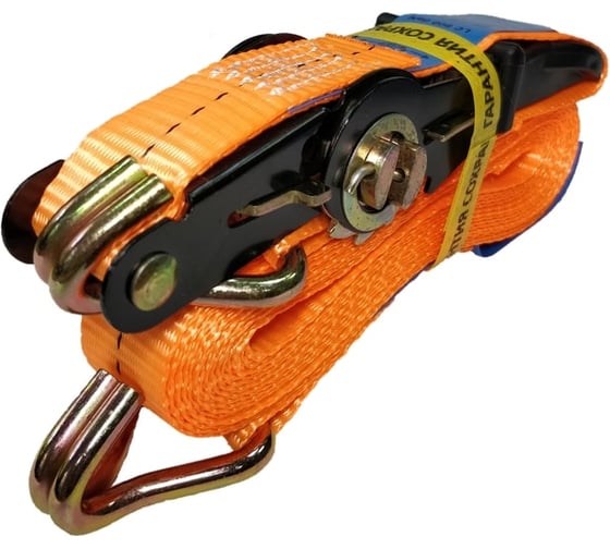 Стяжной ремень UVE 0,4/0.8 т, 5 м, 25 мм, оранжевый, ERGO RS2-25-1000-5-ergo-orange