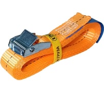 Стяжной ремень с пружинным замком UVE 250 daN, 2,5 м, 25 мм, оранжевый RS-25-250-2,5-orange