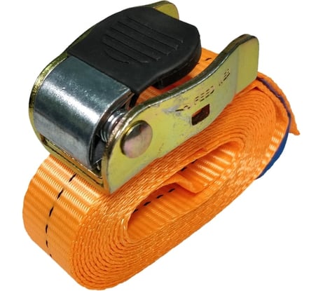 Стяжной ремень с пружинным замком UVE 600 daN, 3 м, 25 мм, оранжевый RS-25-600-3-orange